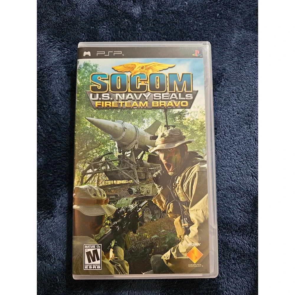 SOCOM US Navy SEALs Fireteam Bravo Sony PSP Game UMD Complete CIB 2005 tested